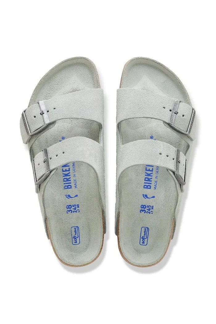 Birkenstock чехли мъжки от велур Arizona