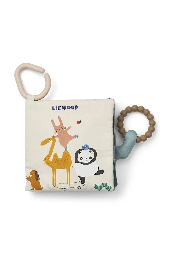 Liewood Çocuklar İçin İnteraktif Kitap Fey Around The World Fabric Book