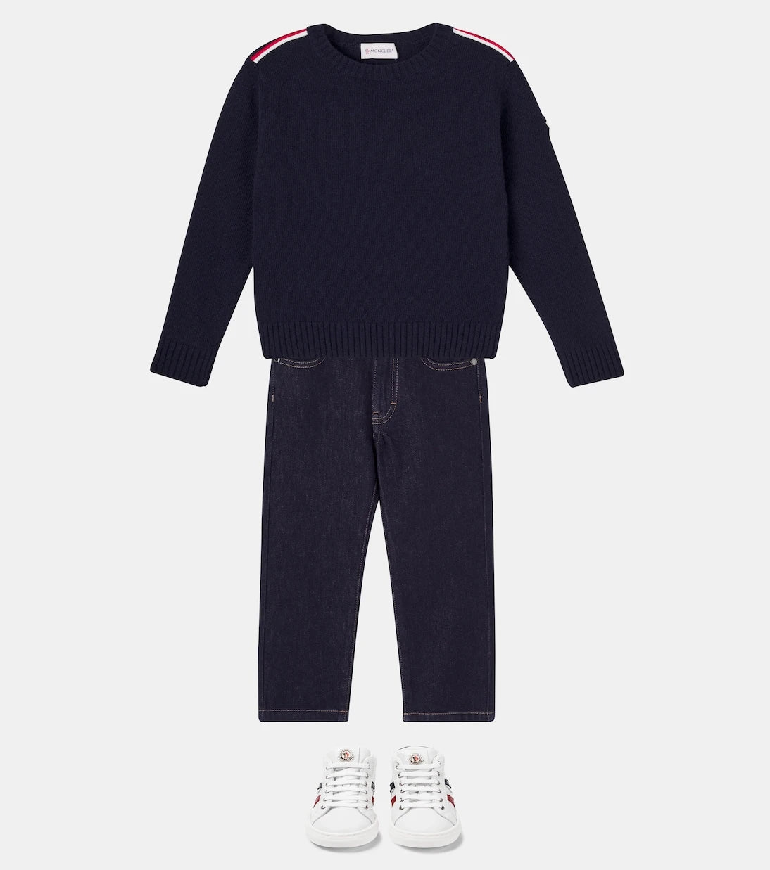 Moncler Enfant - سويتر من صوف الفيرجن