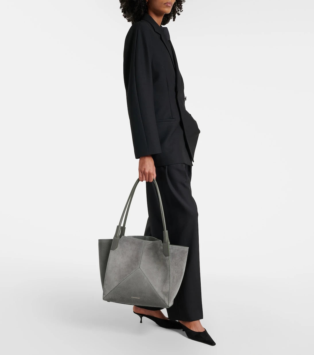 Victoria Beckham - Victoria Small suede tote bag