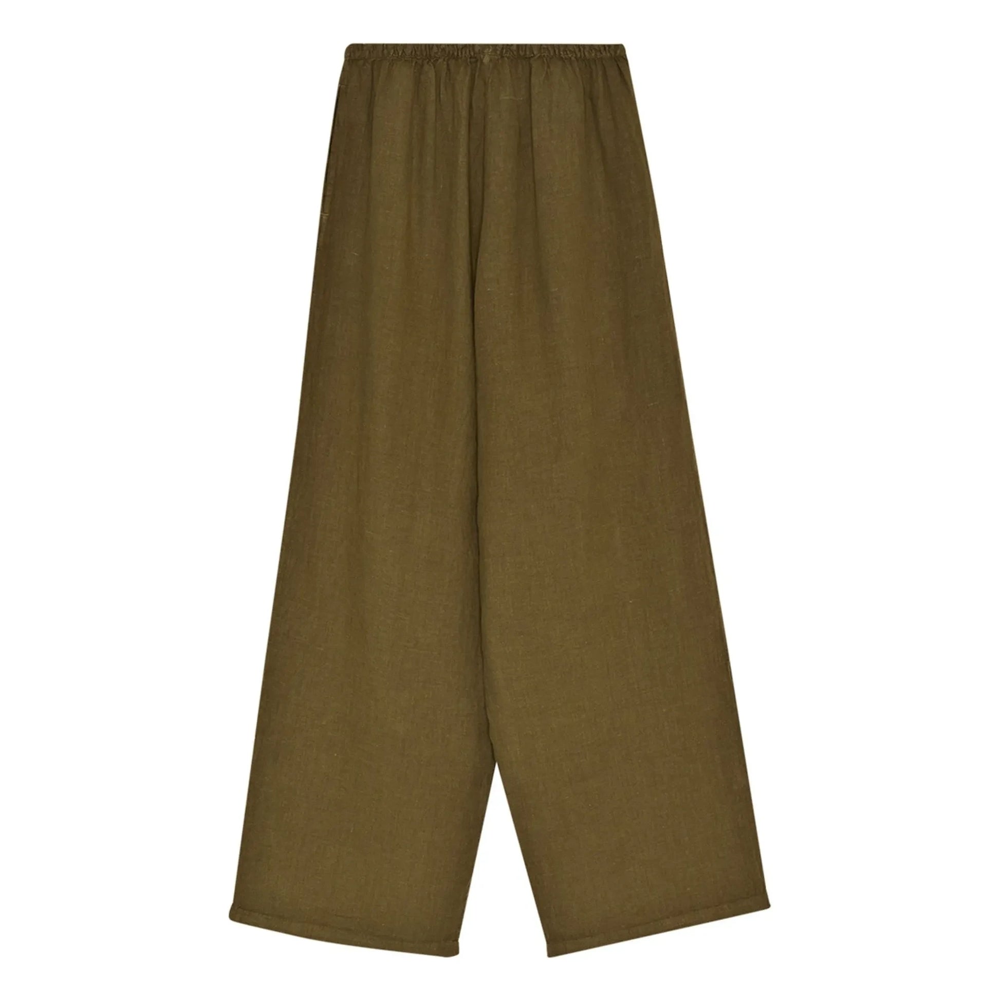 the new society - Melissa Linen Pants | Olive