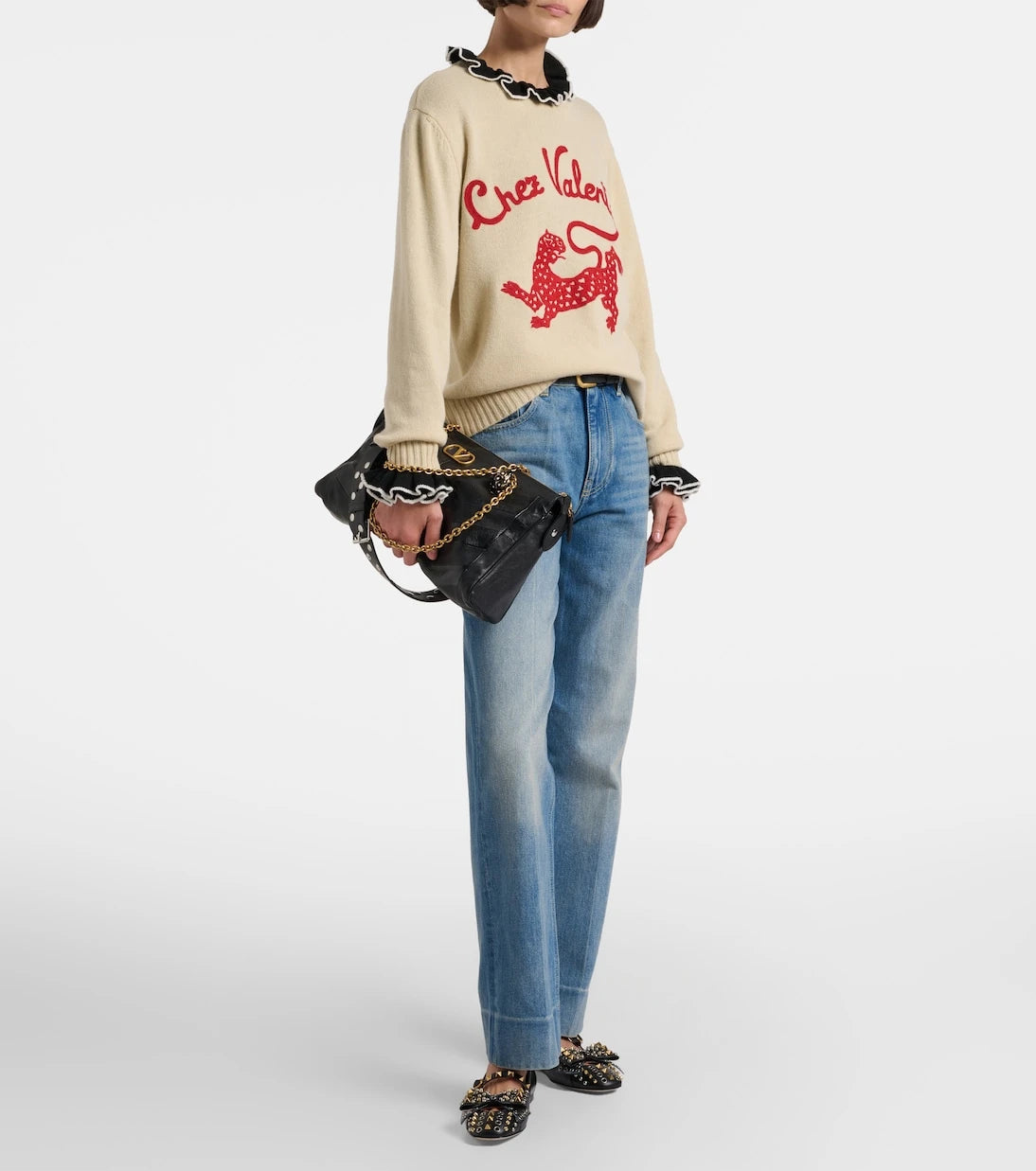 Valentino - Chez Valentino virgin wool sweater