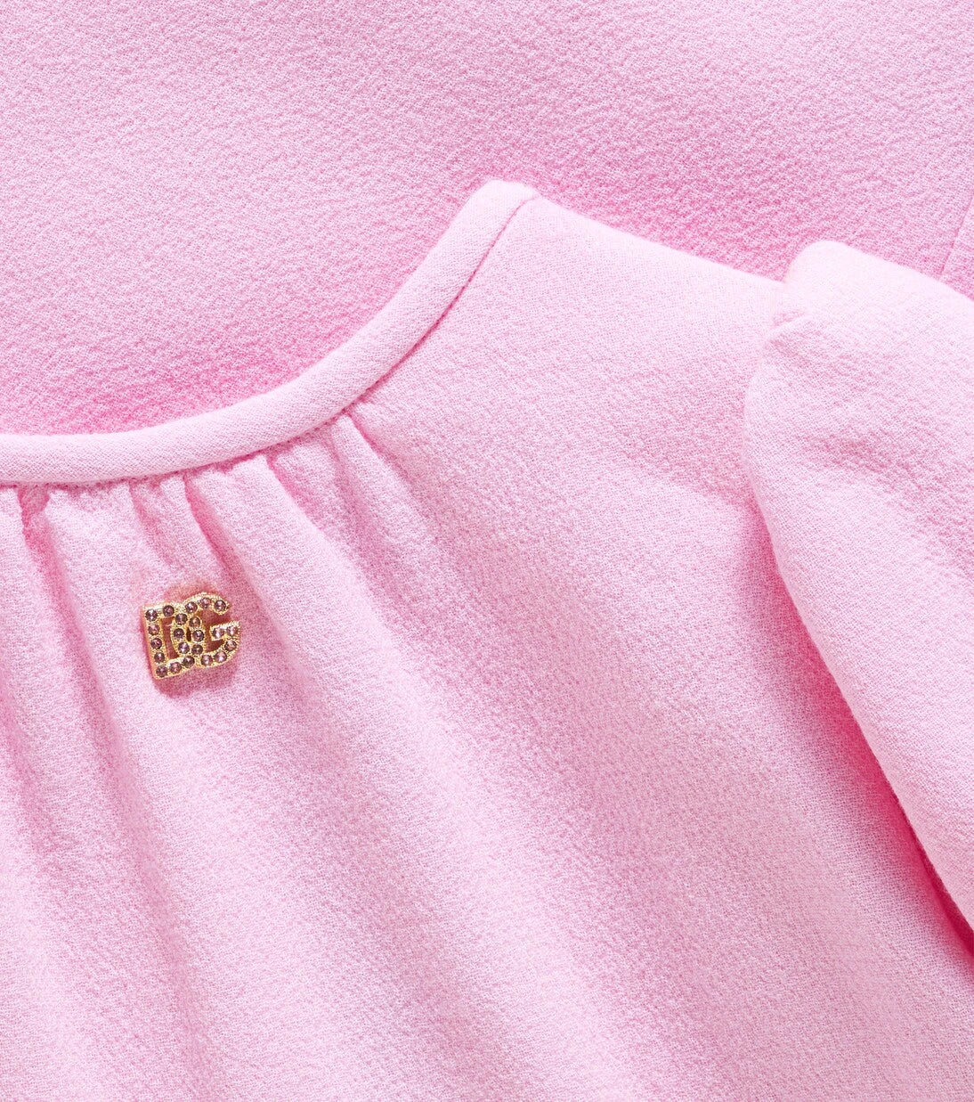 Dolce&Gabbana Kids - فستان صوف مُكشكش
