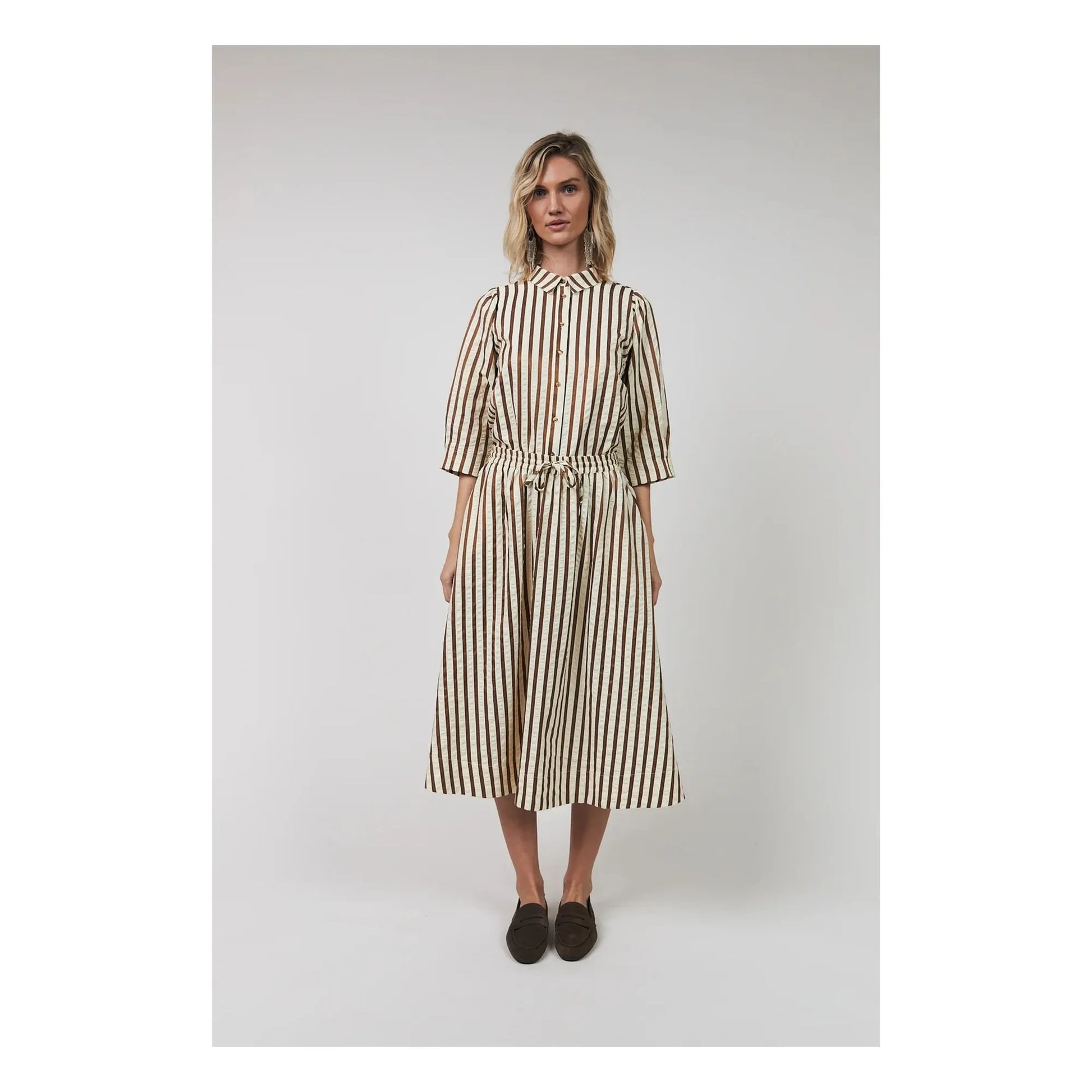 Lollys Laundry - Bristol Cotton skirt | Mocha