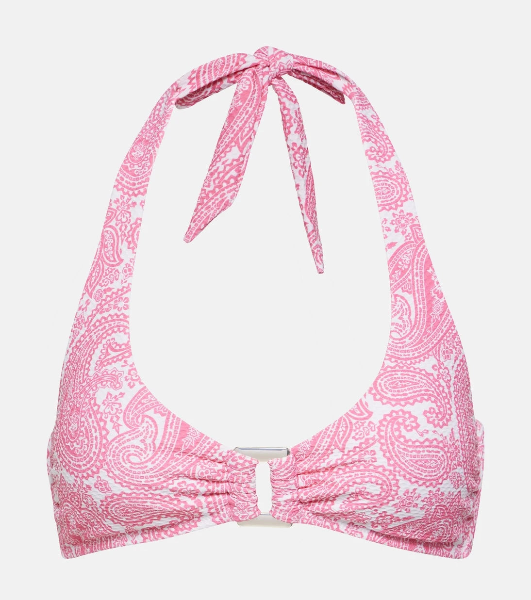 Heidi Klein - Ischia printed halterneck bikini top