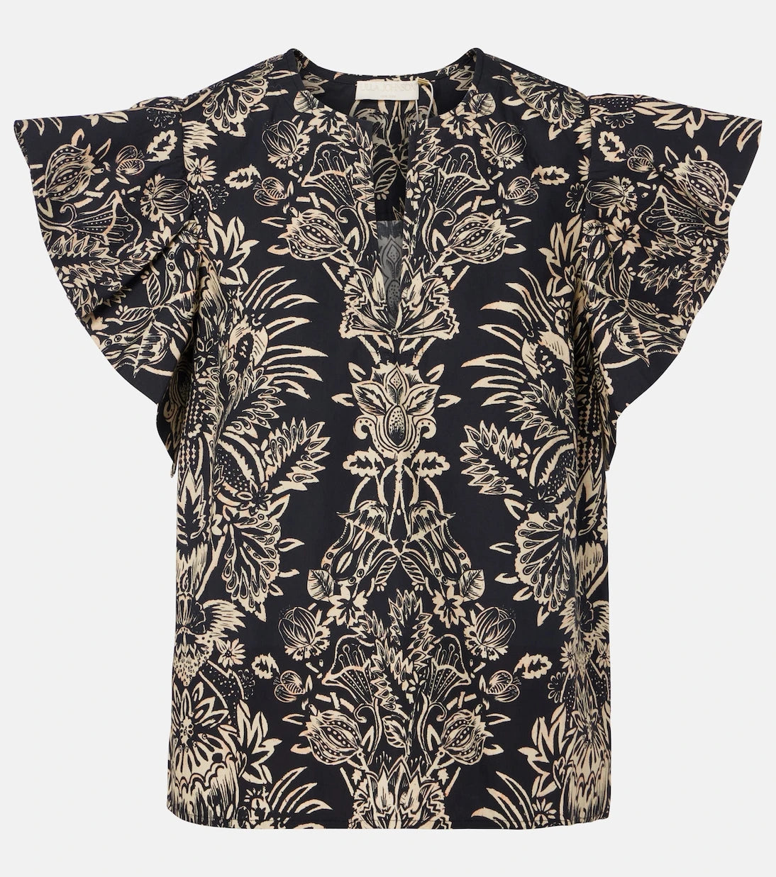 Ulla Johnson - Severine printed cotton poplin top