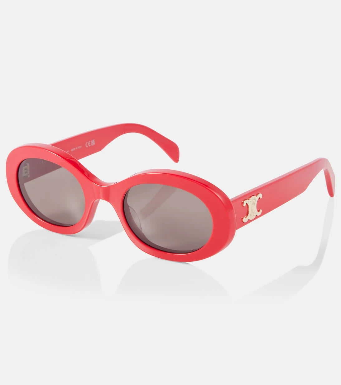 Celine Eyewear - Triomphe oval sunglasses