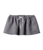 Grey Wool-Cashmere Mini Skirt