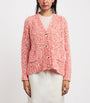 MAX&Co. Red Wool-Blend Cardigan