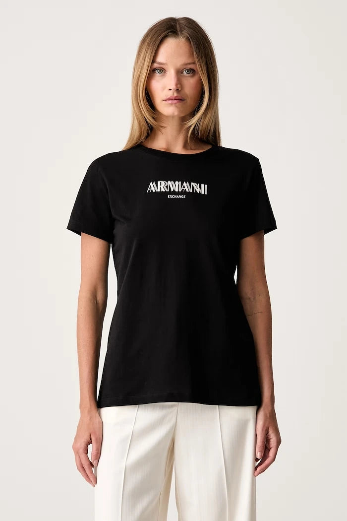 Armani Exchange kadın pamuklu tişört