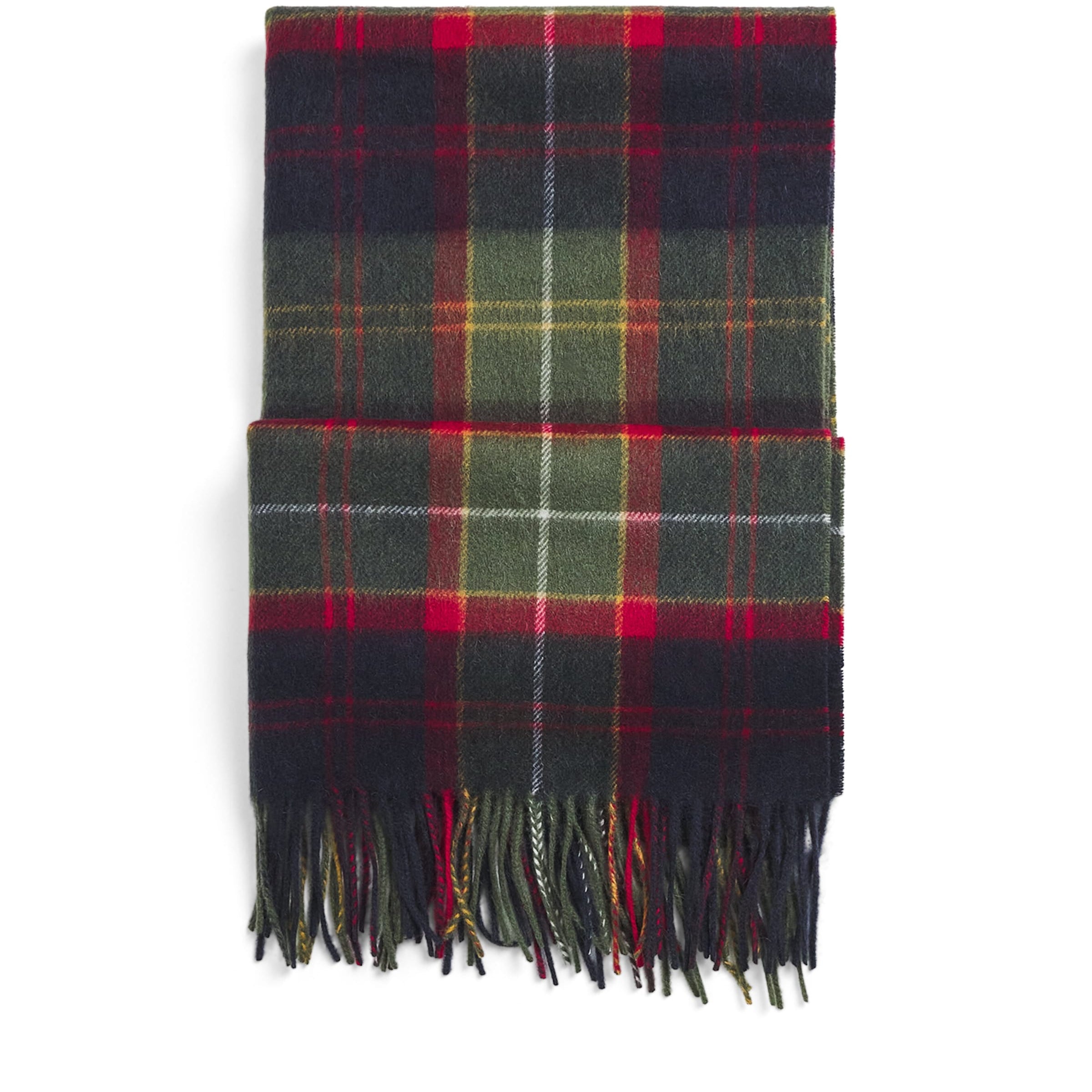 Barbour Multi Wool Brack Patchwork Tartan Scarf