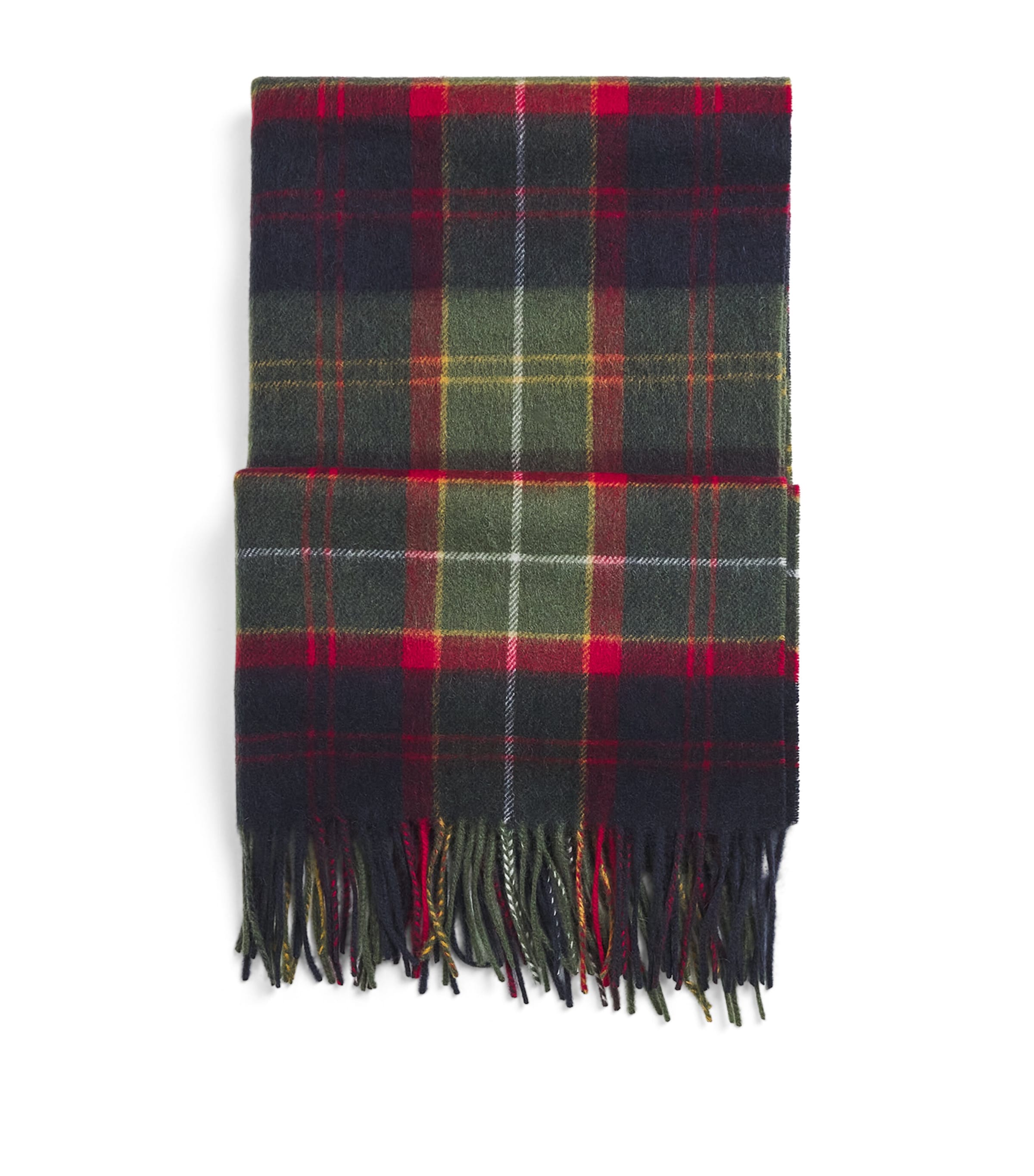 Barbour Multi Wool Brack Patchwork Tartan Scarf
