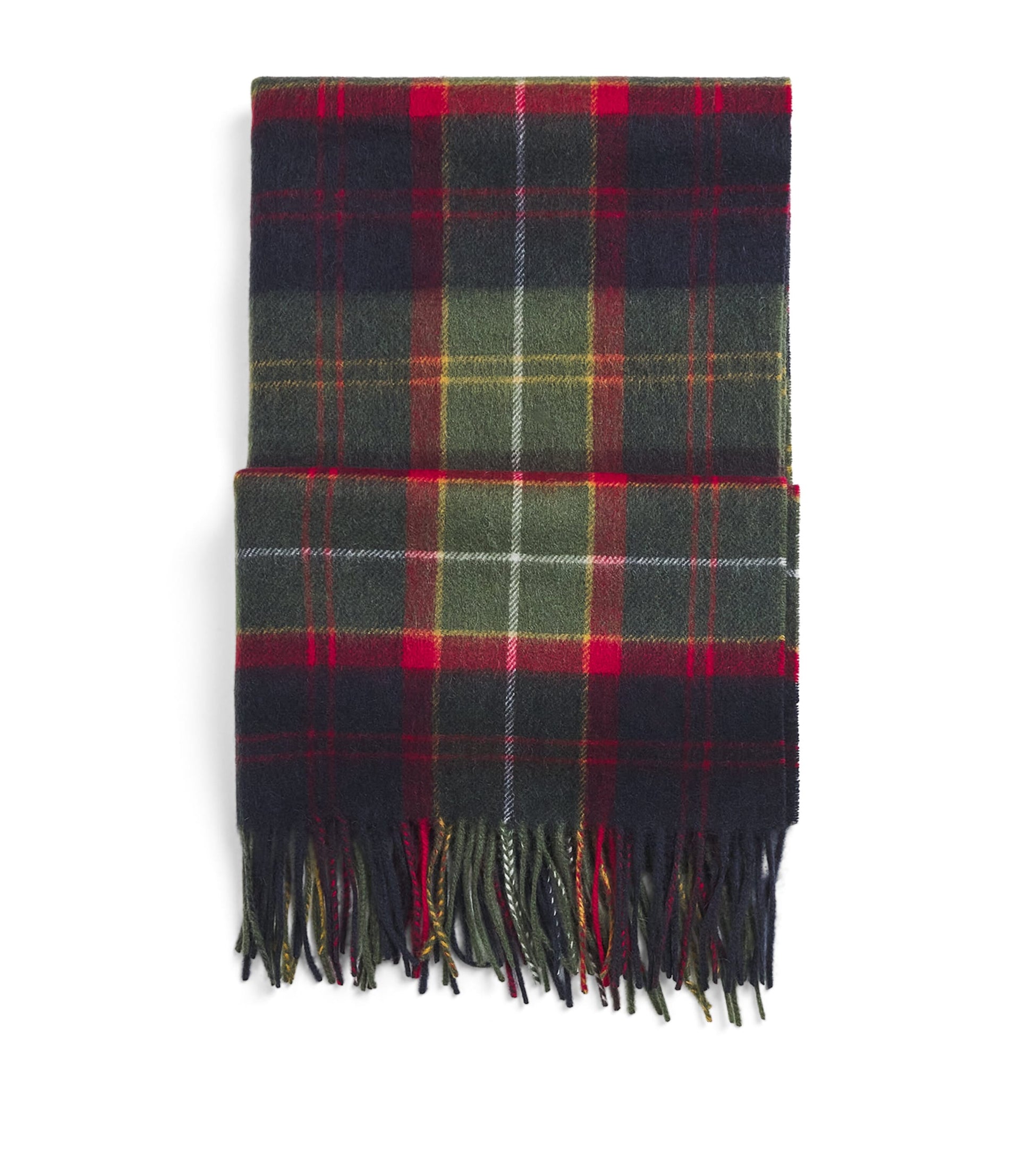 Barbour Multi Wool Brack Patchwork Tartan Scarf