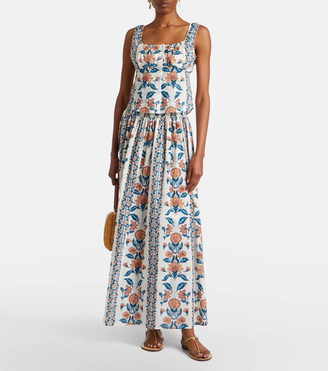 Montce - Winona floral cotton maxi skirt