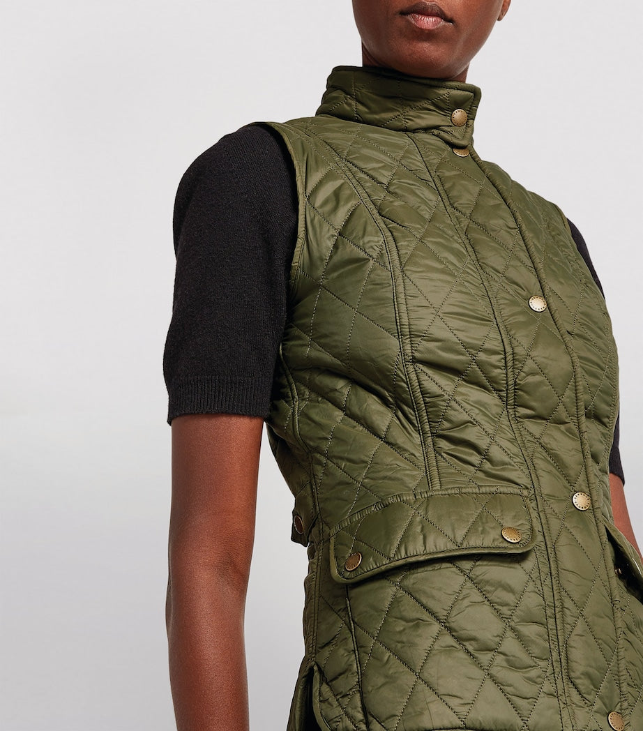 Barbour Green Quilted Otterburn Gilet