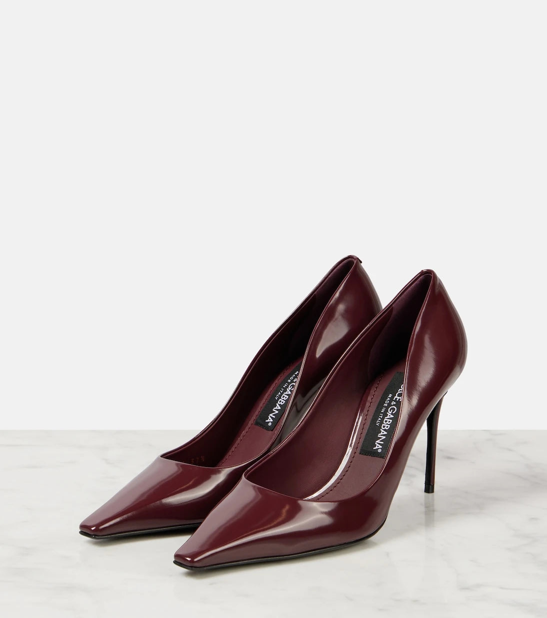 Dolce&Gabbana - Cardinale 90 polished leather pumps