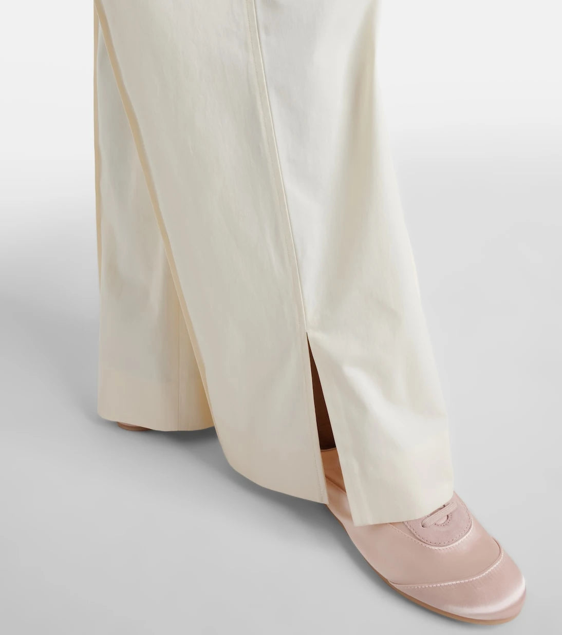 Jil Sander - Pleated cotton wide-leg pants