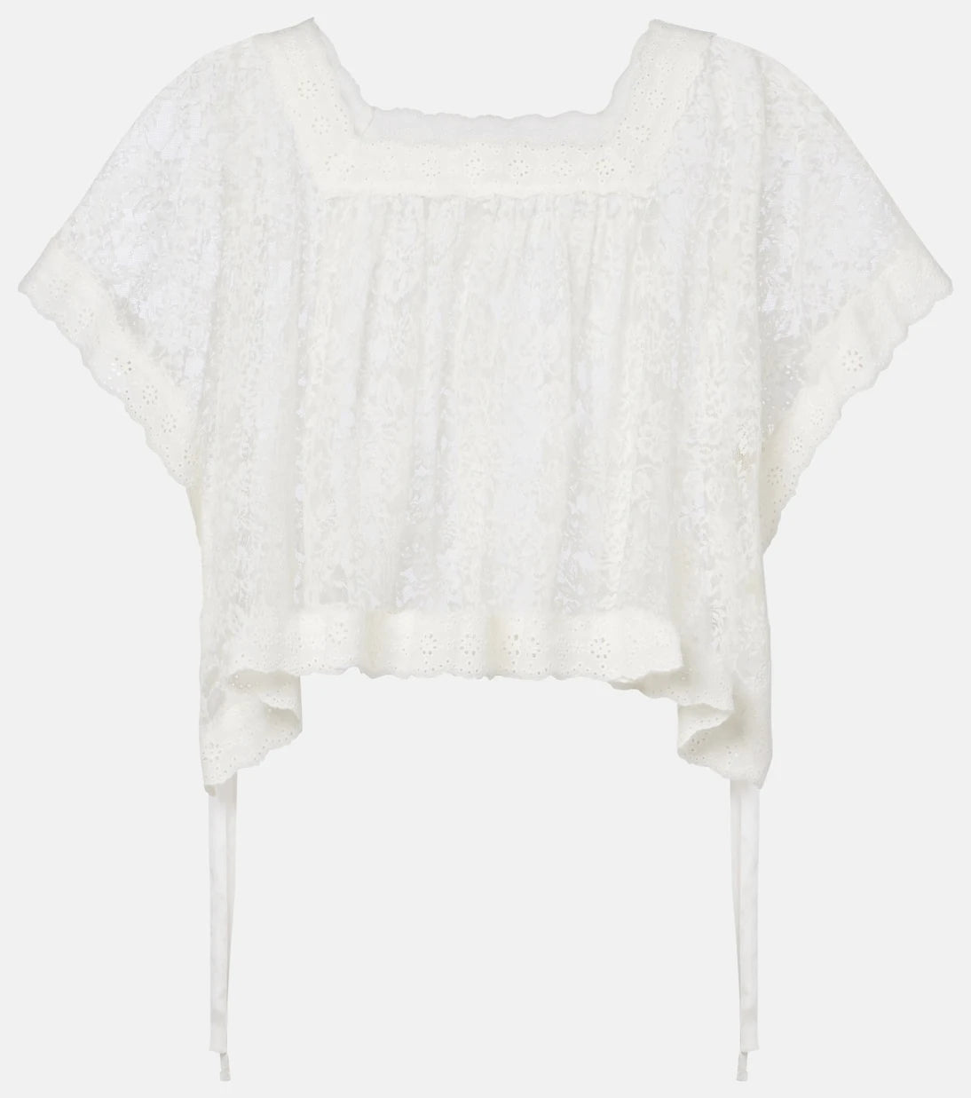 Dôen - Vennette cropped lace top