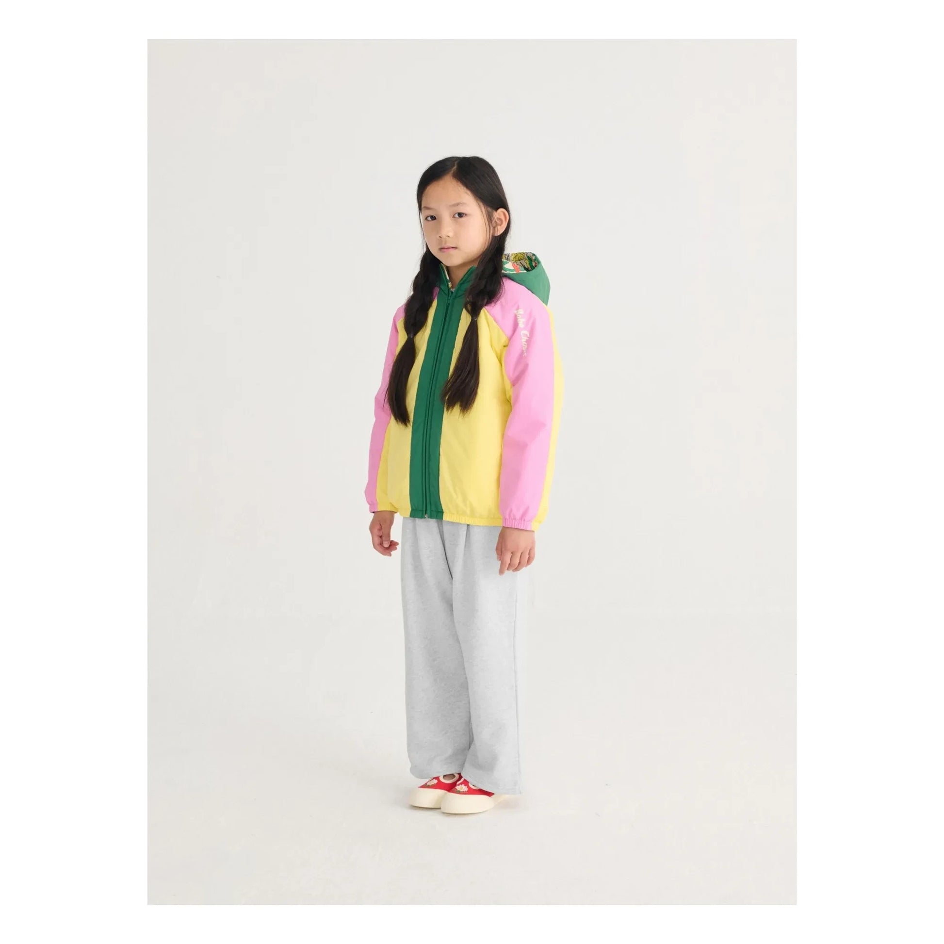 Bobo Choses - Organic Cotton Straight Jogger | Heather grey