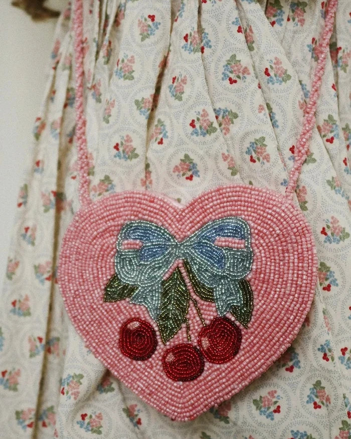 Konges Sløjd BEADED HEART BAG Çocuk Çantası