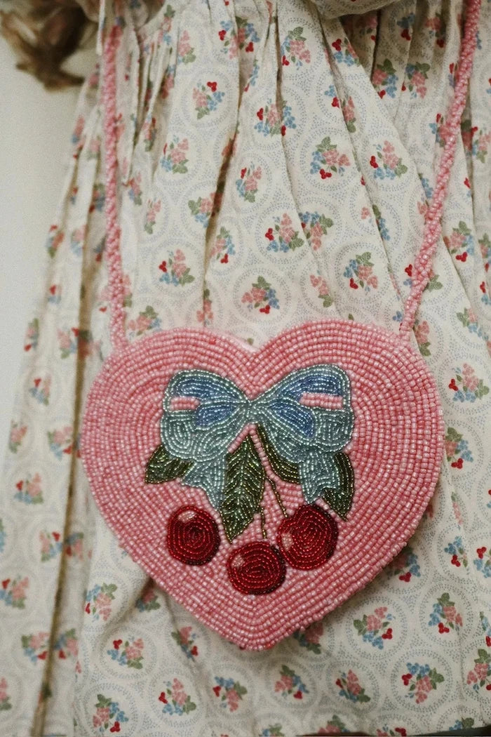Konges Sløjd BEADED HEART BAG Çocuk Çantası