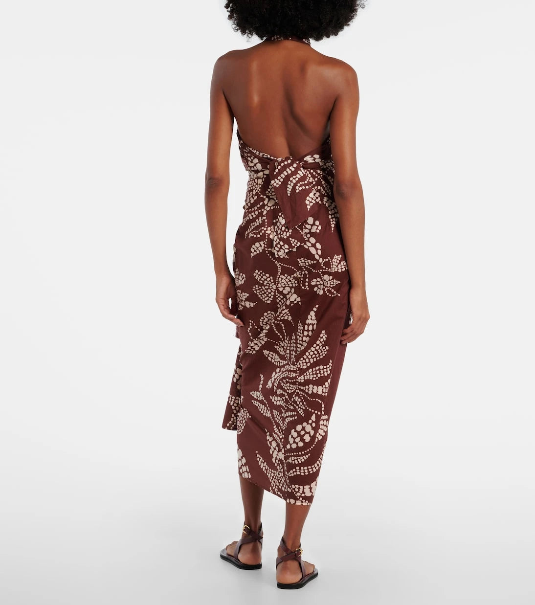Poupette St Barth - Uma printed cotton midi skirt