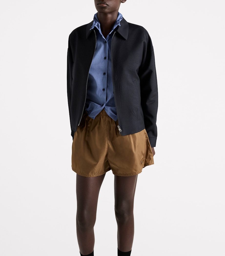 Prada Brown Re-Nylon Shorts