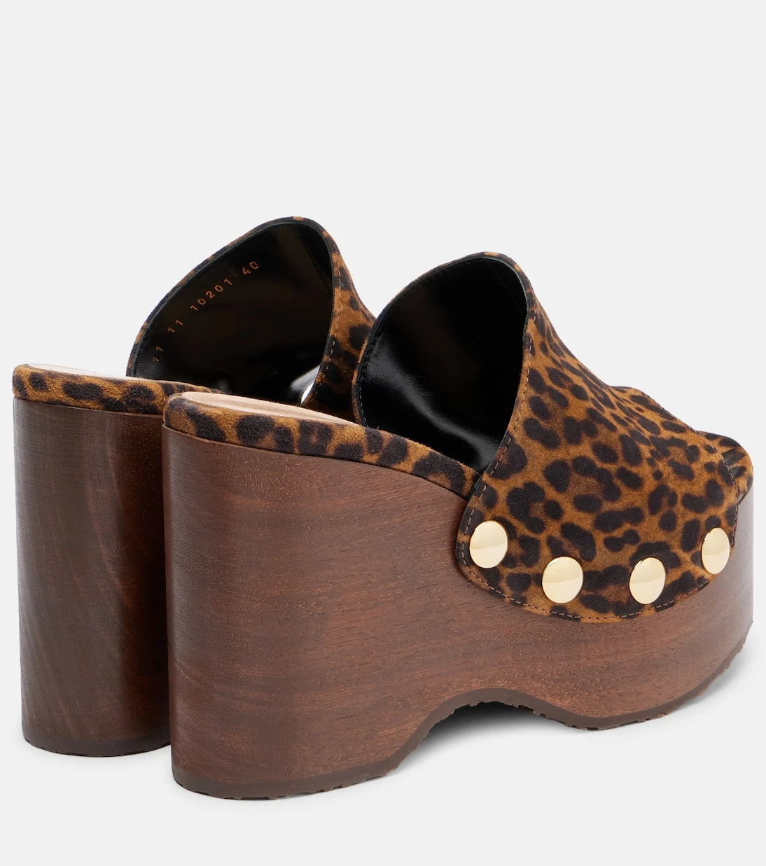 Gianvito Rossi - Ardéa leopard-print suede wedge mules
