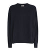 Soft Goat Navy Cashmere Boyfriend Sweater