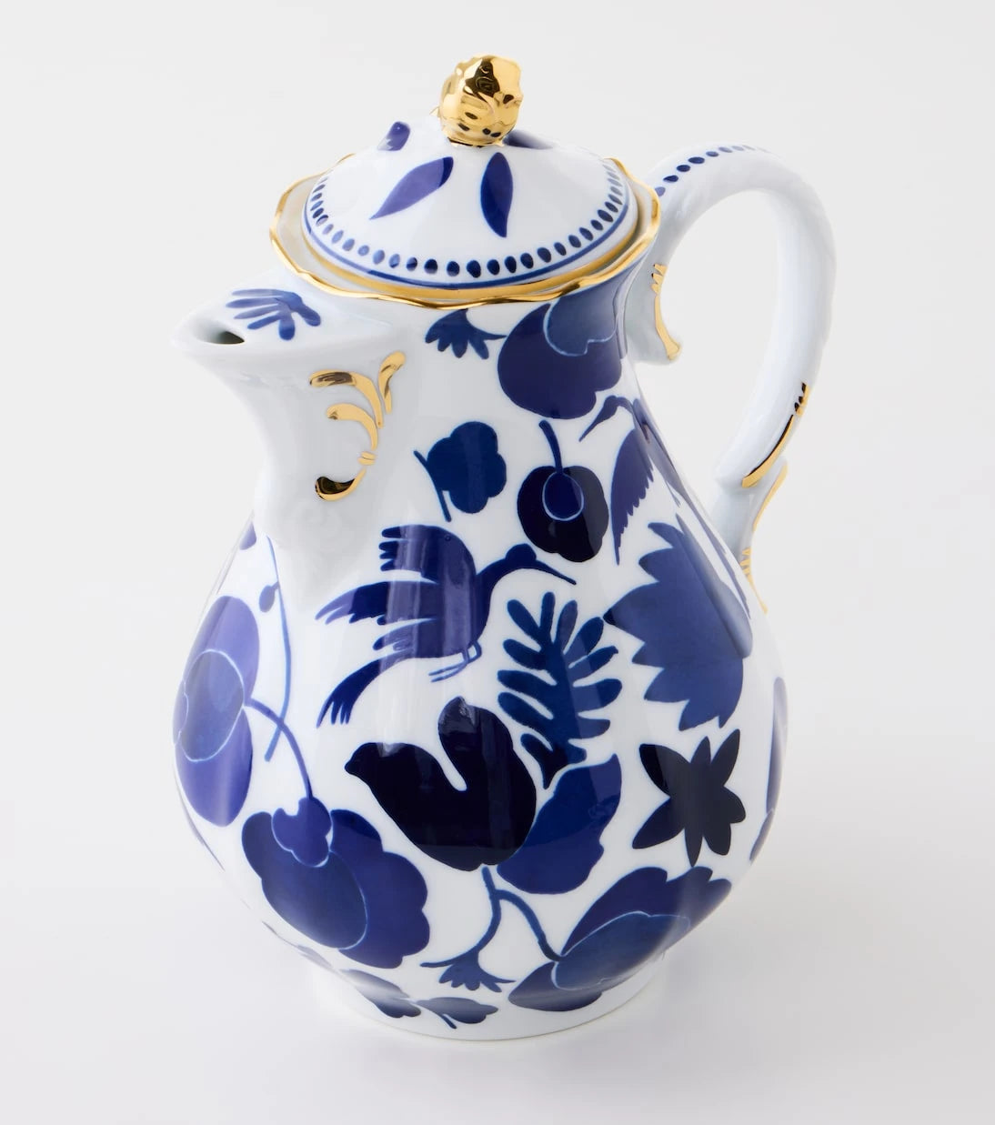 La DoubleJ - Wildbird Blu porcelain teapot