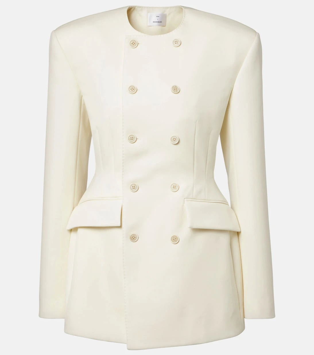Wardrobe.NYC - RHW kruvaze mini elbise