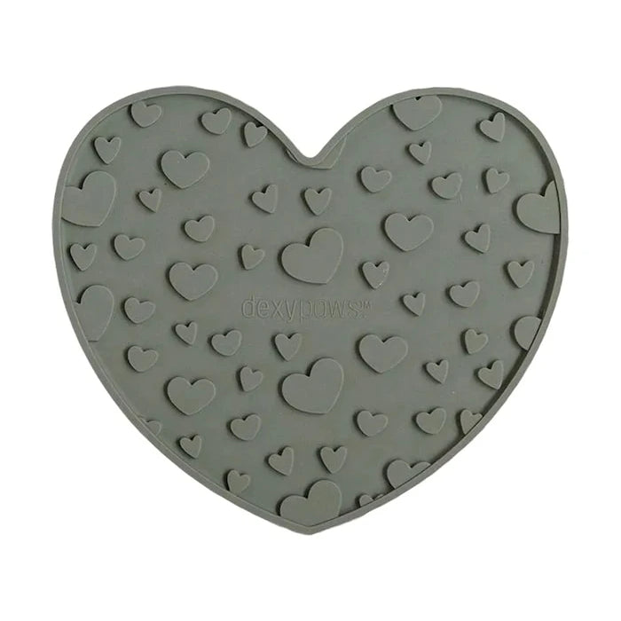 Dexypaws Heart Lick Mat Evcil Hayvan Yalama Matı