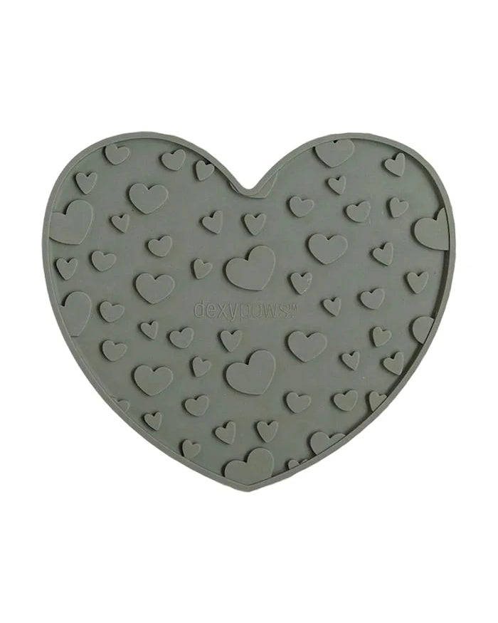 Подложка за близане за домашен любимец Dexypaws Heart Lick Matt