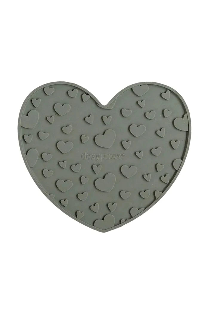 Dexypaws Heart Lick Mat Evcil Hayvan Yalama Matı