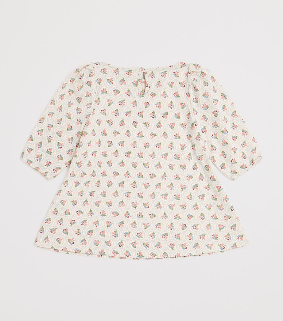 Organic Cotton Floral Print Dress (9 months-4 Years)