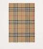 Wool-Silk Check Scarf