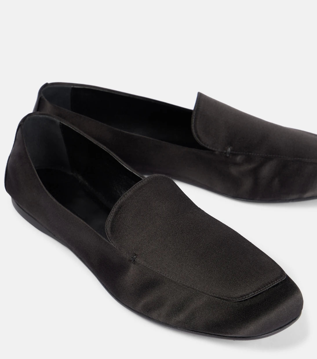 Khaite - Monroe satin loafers