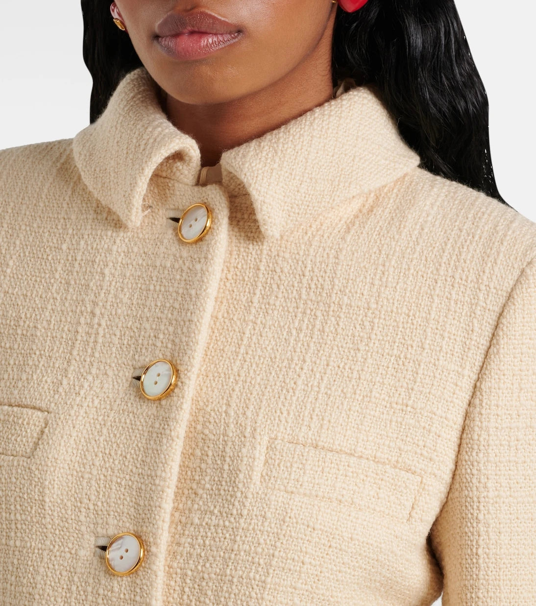 Valentino - Wool-blend tweed jacket