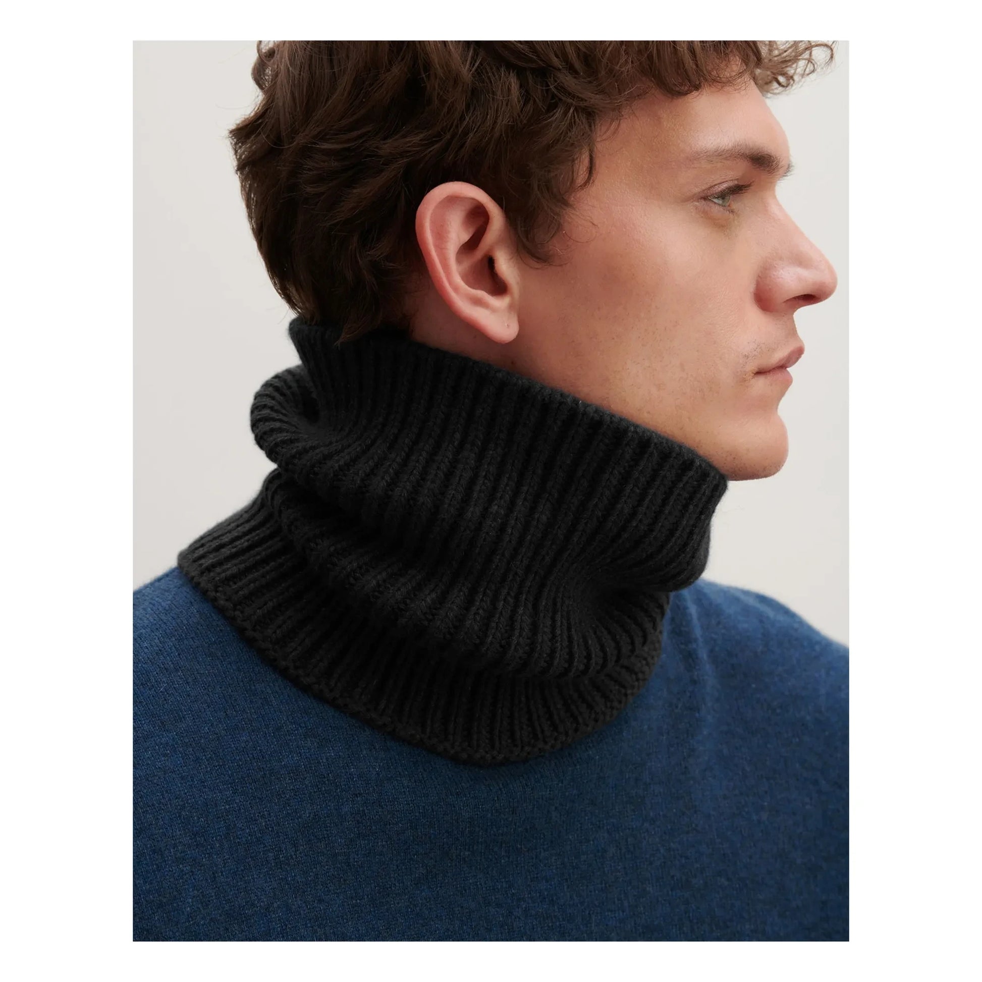 Bompard - 12-thread Cashmere Rib Choker | Black