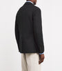 Black Double-Knit Blazer