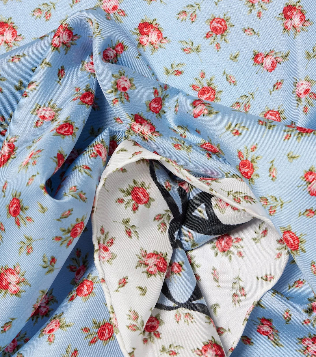 Dolce&Gabbana - Floral silk twill scarf