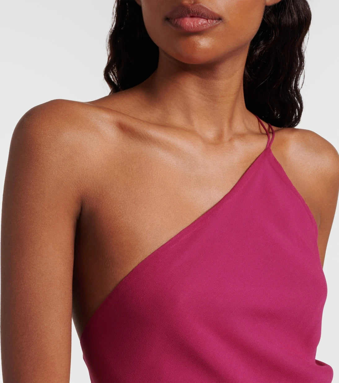 The Sei - One-shoulder ruffled silk gown
