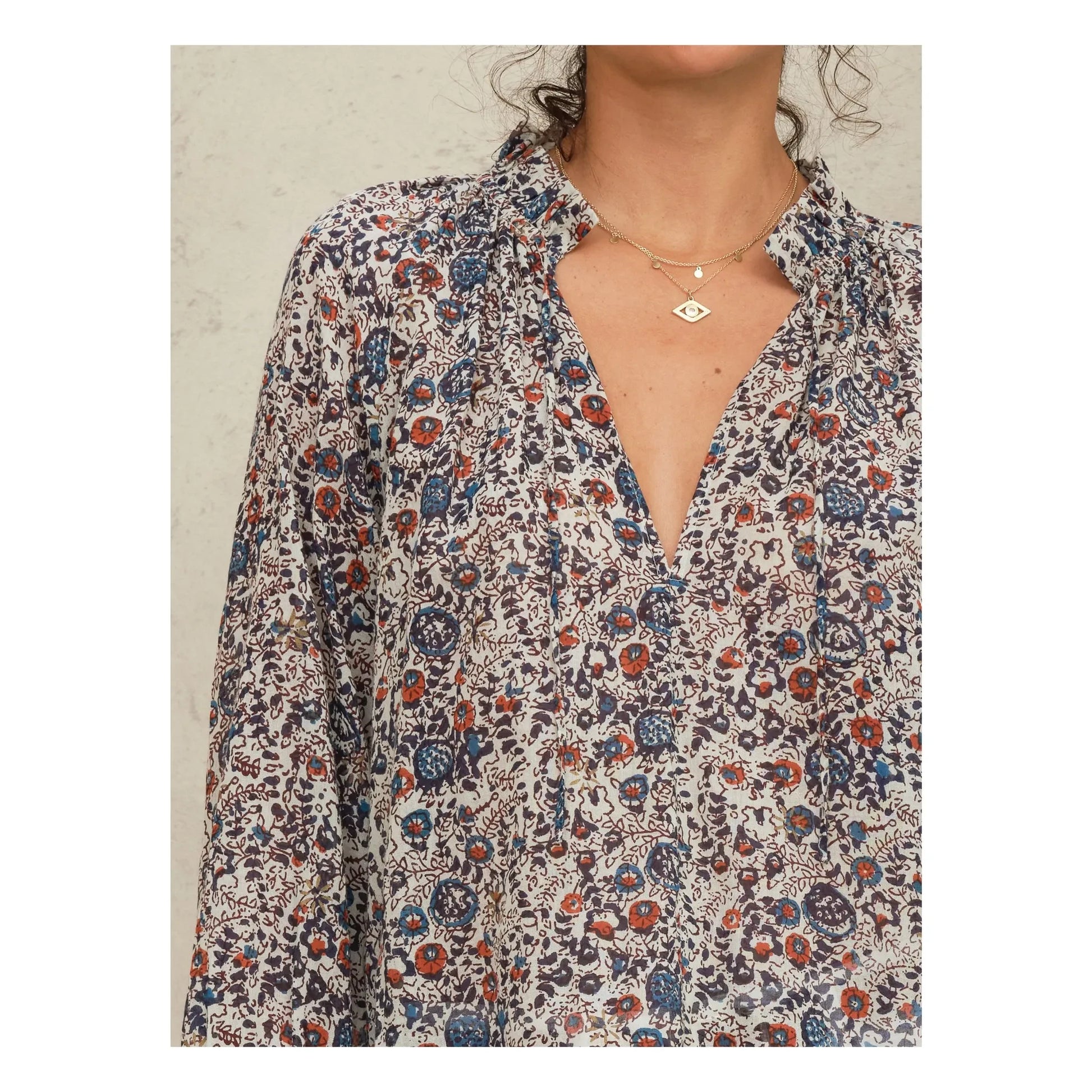 M.A.B.E. - Cass blouse | Indigo