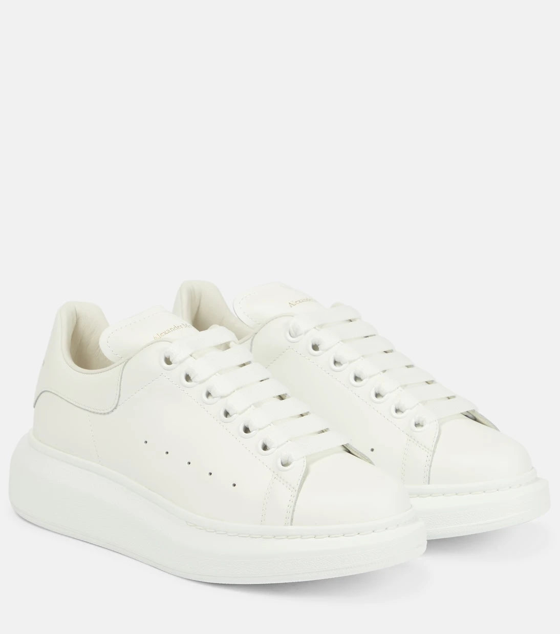 McQueen - Oversized leather sneakers