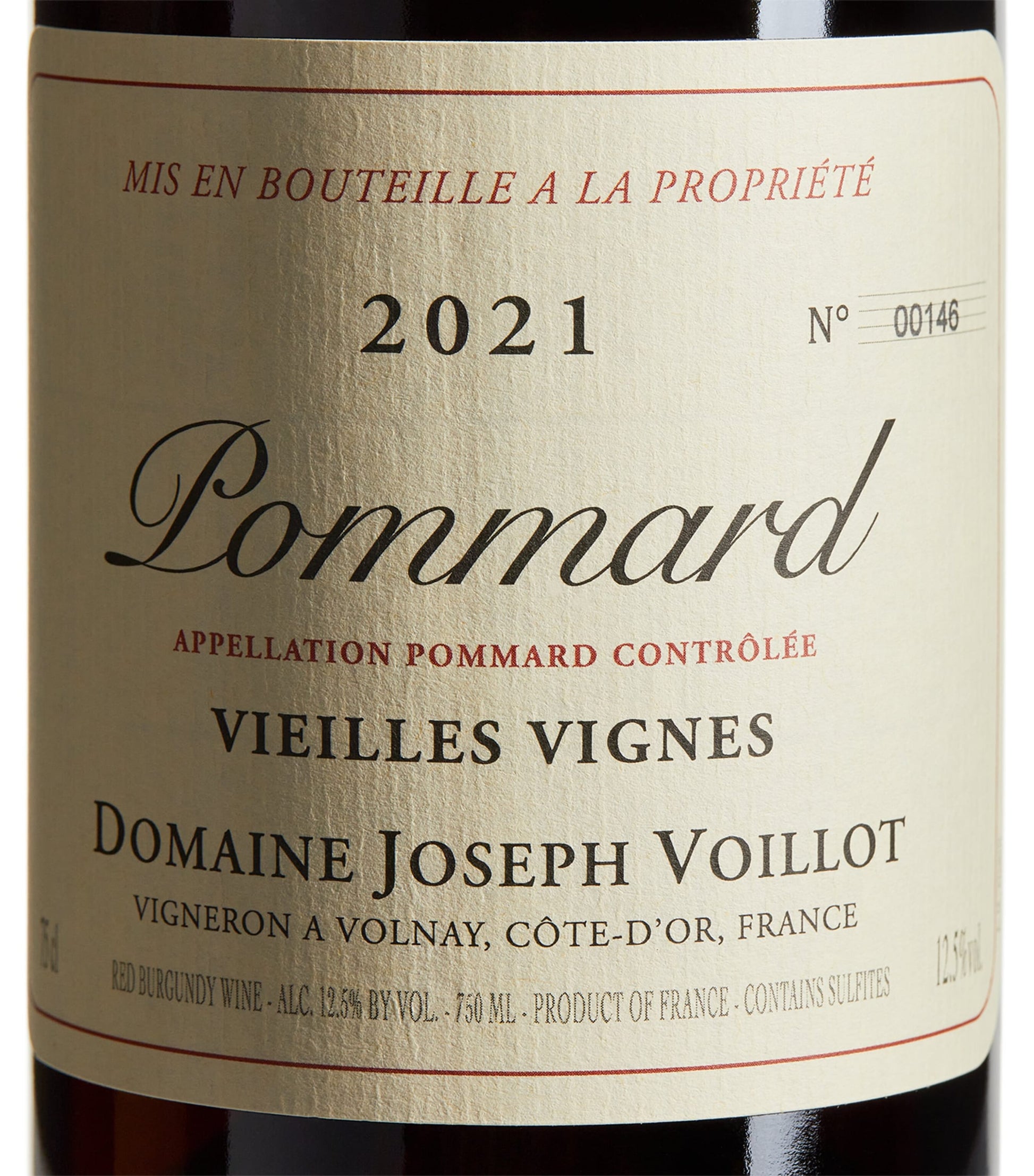 Domaine Joseph Voillot Pommard Vieilles Vignes 2021 (75cl) – Burgundy, France