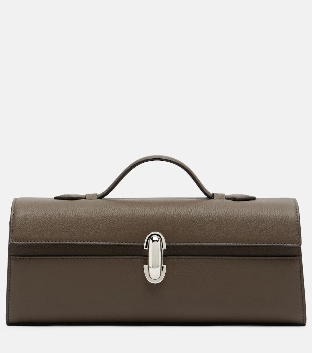 Savette - Symmetry Slim Medium leather top-handle bag