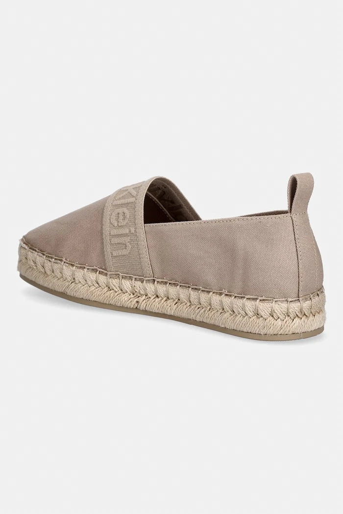 Calvin Klein еспадрили дамски OBLIQUE ESPADRILLE WEBBING