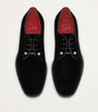 Christian Louboutin Chambeliss Night Strass Velvet Derby Shoes