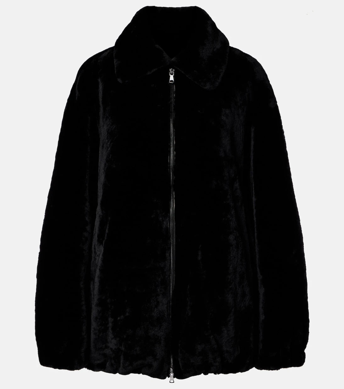 Nour Hammour - Plush shearling jacket
