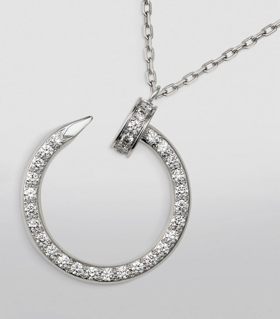 White Gold and Diamond Juste un Clou Necklace